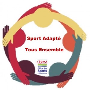 Logo Sport Adapté Tous Ensemble OSAM VD