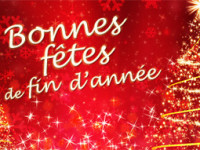 Joyeuses Fêtes de fin d’année et horaires d’ouverture!!!